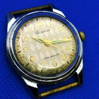 Rare Vintage Soviet Watch Stolichnie 1mchz Kirova 1950s Mens Ussr