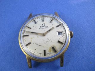 Omega Geneve Automatic Ref 166.  070 Circa 1971 Gold Plated Running Watc No Reser
