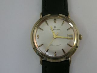 Vintage Hamilton Thin - O - Matic Watch 17 Jewel Cal 624 1960 