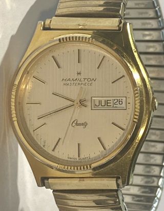 Hamilton Masterpiece Mens Quartz Watch 8640