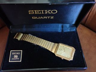 Rare Seiko Quartz 5c20 - 5000 Alarm Watch Boxed From October 1984 Time Warp V/g/c