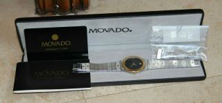 Mens Movado 32mm 2 - Tone Stainless Steel Watch 87.  A2.  876c