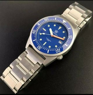 Steeldive Sd1979 Blue 200m Squale 1521 50 Atmos Homage Diver Watch Nh35 Uk