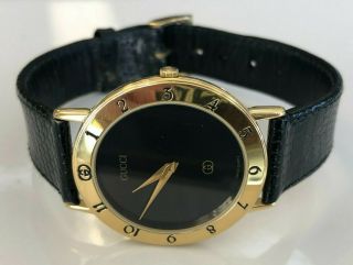 Vintage Gucci 3000 M Gold Plated Watch