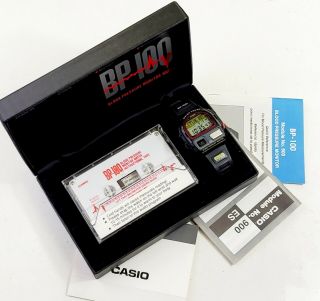 UNIQUE Men ' s Vintage 1985 ' s Watches CASIO BP - 100.  Blood Pressure Monitor 2