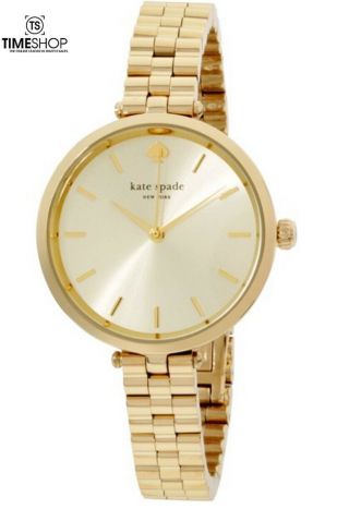 Kate Spade Classic Holland Gold Tone Stainless Steel Womens Watch 1yru0858