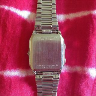 vintage watch mens SEIKO quartz Japan analog digital H357 - 5000 1980 ' s 3