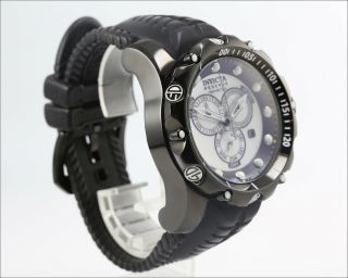 Men ' s INVICTA Venom Model 20398 Black Ion - Plated Case Stainless Steel Watch 3