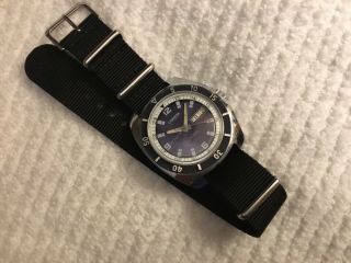 Vintage Cordura Sea Gull 17 Jewels Divers Mens Watch 1960s Automatic