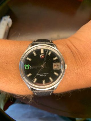 Mega - Rare Rado Green Horse King Size Automatic Watch