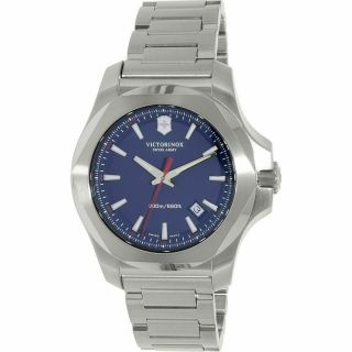 Victorinox Swiss Army Inox Blue Dial Metal Watch 241688.  1 $525