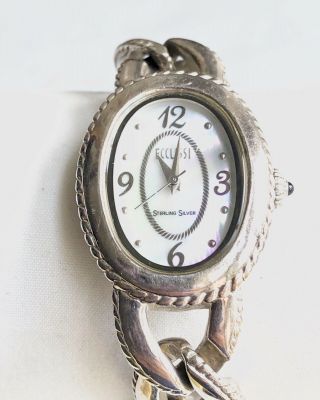 Ecclissi Sterling Silver Ladies Watch,  33480,  Dazzling Design,