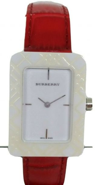 Burberry Bu1174 Classic Ladies Ceramic Swiss Made Quartz Watch Refurbish $495