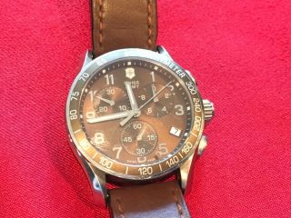 Victorinox Swiss Army Mens Chronograph Watch Classic Model 241151