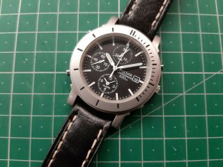 Pulsar By Seiko Chronograph Pilot Military Watch,  Cal.  Y182,  Ca.  2000s