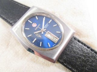 Authentic Vintage Rado Trident 500 Automatic Day - Date Swiss Made Men 