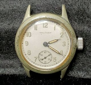 Vintage Waltham Military 670 - B,  Watch Ord Dept 17 Jewels