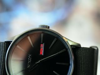 Nixon Sentry Watch in All Black Without Tags 3