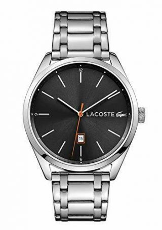 Lacoste San Diego Grey Dial Stainless Steel Men 