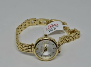 S.  Oliver Damen - Armbanduhr Analog Quarz Edelstahl So - 15099 - Mqr Damenuhr 169€