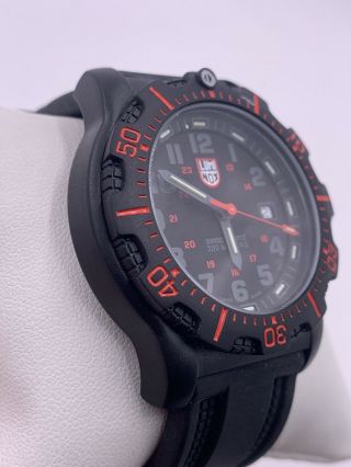 Luminox Series 8800 Black Red Swiss Watch 2