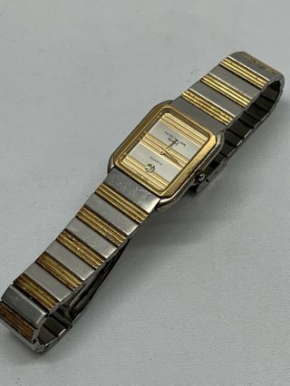 Patek Phillipe Two Tone Ss Watch Modele Depose 70706 Swiss 569 Catena Sa Quartz