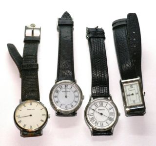 4x Vintage Tiffany & Co France And Swiss Made Ladies Watches For Parts/ Repairs