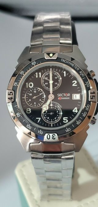 Expander 202 Chrono 12 Hours Sector Watch Men 