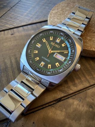 Seiko Recraft Snkm97 Automatic — Stunning Green Dial —