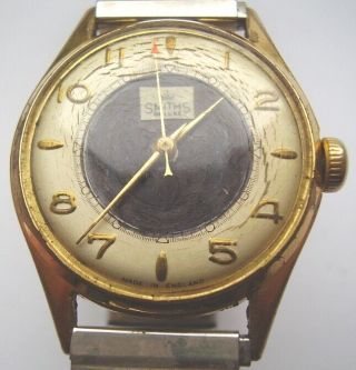 VINTAGE SMITHS DE LUXE WATCH GENTS ON STAINLEES STEEL STRAP ORDER 2