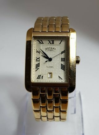 Gold Toned Rotary Classic Men 