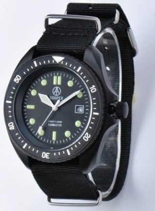 Cooper Submaster Pvd Sas Sbs Military Divers Vintage Watch