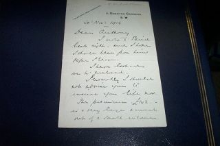 Field Marshall Herbert Plumer World War I Autograph Letter Signed War Dated