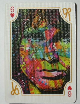 Jim Morrison The Doors Pop Culture Single Swap Playing Card - 1 Card