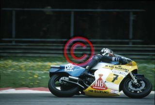 35mm Racing Slide F1,  Barry Sheene - Suzuki 500 Cc 1983 Nations Motogp