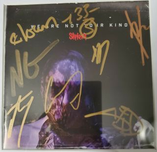 Slipknot We Are Not Your Kind Signed Cd Booklet Plus Cd