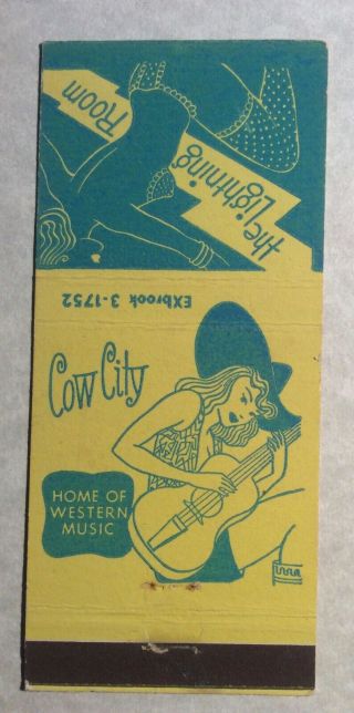 Cow City The Lighting Room Girlie Matchcover