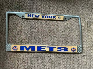 Mlb York Mets License Plate Holder
