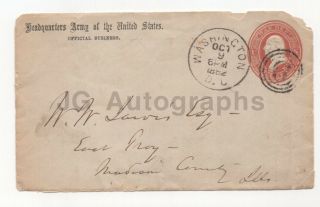 William Tecumseh Sherman - Union Army,  Civil War - Hand - Written Envelope