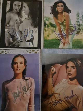 (8) Jennifer Connelly Signed 8 " X10 " Color Autographs / Autographed Pictures