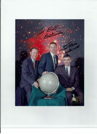Apollo 13 Astronaut: Fred Haise Lmp Signed Autograph Space