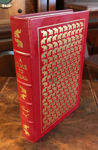 Easton Press “a Time To Heal” Gerald Ford President Signed Edition Leather Minty