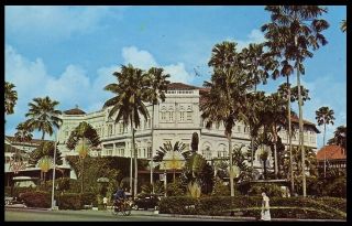 Singapore Raffles Hotel C1970s Early Postcard (l102)