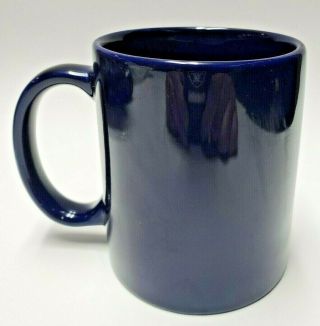 Vintage Cleveland Indians MLB Baseball CHIEF WAHOO Logo Coffee Mug Cup NAVY BLUE 2