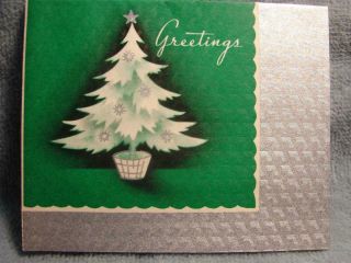 Vintage " Wishing You All The Joys Of Christmas " Christmas Greeting Card