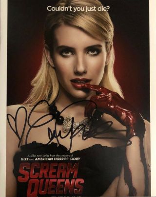 Scream Queens Emma Roberts Signed 8x10 Photo