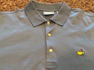 Pre Owned Augusta National Masters Golf Tournament Polo Shirt Mens Size Large