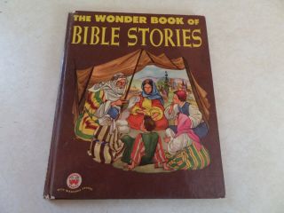 The Wonder Book Of Bible Stories,  A Wonder Book,  1951 (vintage Children 