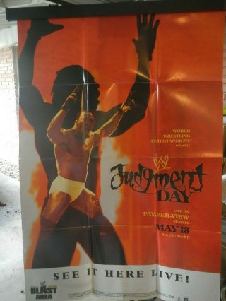 Ppv Wwe Official Poster Judgment Day 18 X 24 2003 Wwf 8