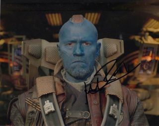 Michael Rooker Signed 10x8 Photo Guardians Of The Galaxy Aftal (7368)